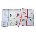 Diseño de tarjeta de boda Tarjeta de invitación de boda de papel libre de madera de lujo